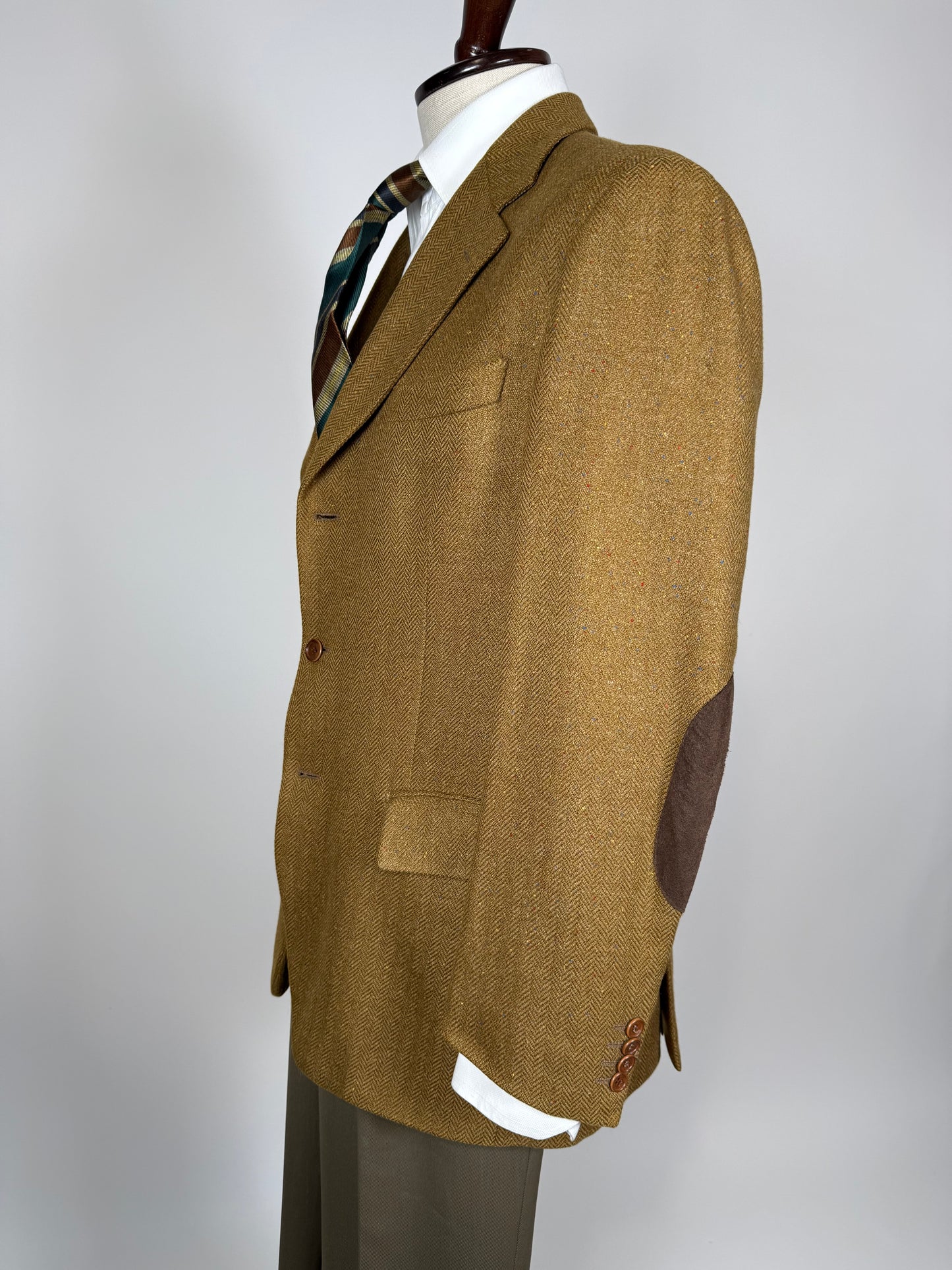 Giacca anni '90 100% cashmere donegal tess. Loro Piana - tg. 50/52
