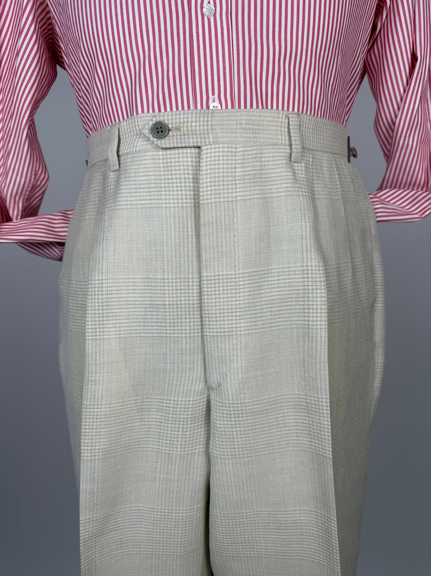 Completo Galles lino e lana anni '70/'80 - tg. 50 drop 7