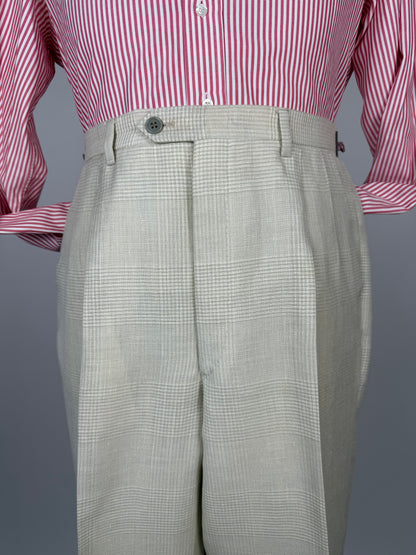 Completo Galles lino e lana anni '70/'80 - tg. 50 drop 7