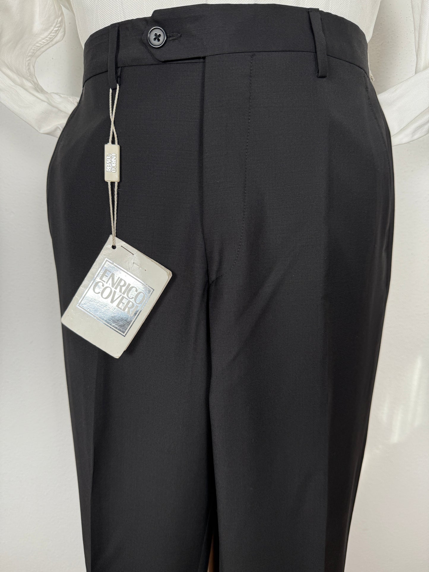 Pantalone in fresco lana blu (NOS) - tg. 50