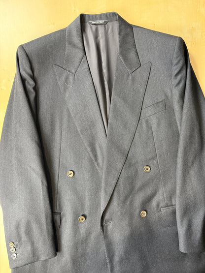 Giacca doppiopetto anni ‘80 flanella Tasmania Loro Piana - tg. 48/50
