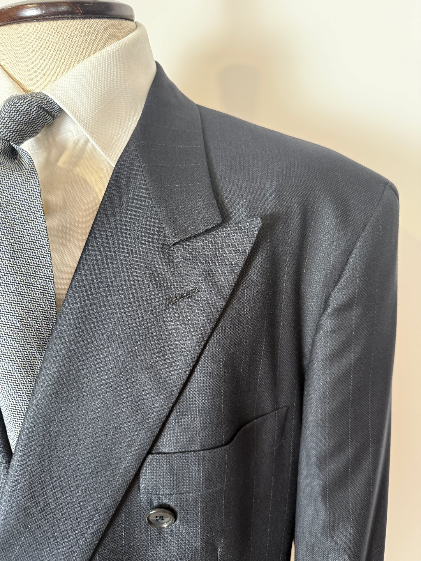 Completo doppiopetto Corneliani anni ‘80 in lana e seta - tg. 52/54