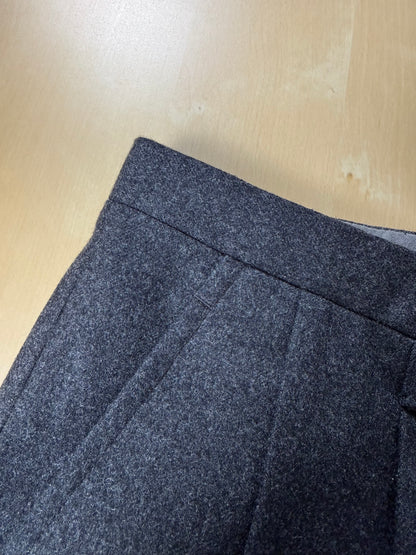 Pantaloni sartoriali anni ‘70/‘80 flanella grigia - tg. 52