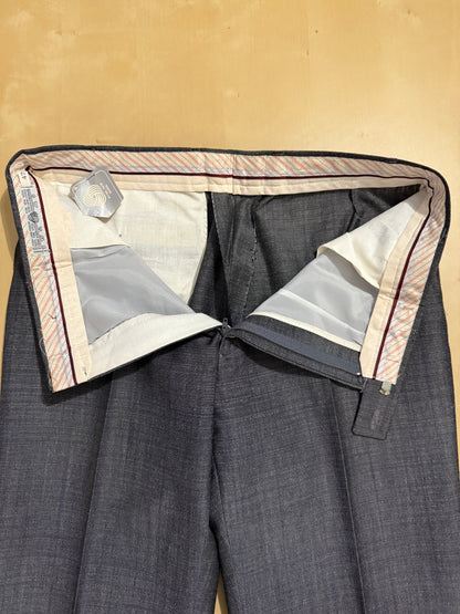 Pantalone anni ‘70 in fresco lana grigio (NOS) - tg. 48/50