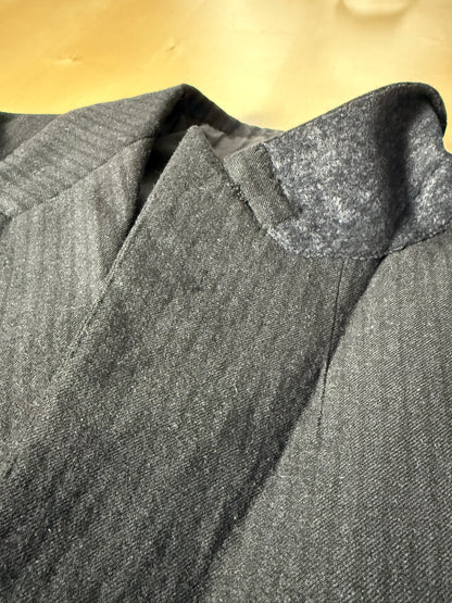 Completo sartoriale anni ‘50/‘60 monopetto revers a lancia - tg. 50 corta