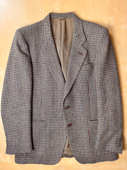 Giacca anni ‘70 in tweed multicolore - tg. 48/50