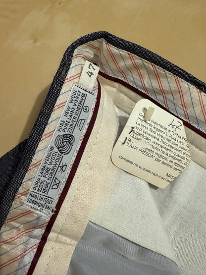 Pantalone anni ‘70 in fresco lana grigio (NOS) - tg. 48/50