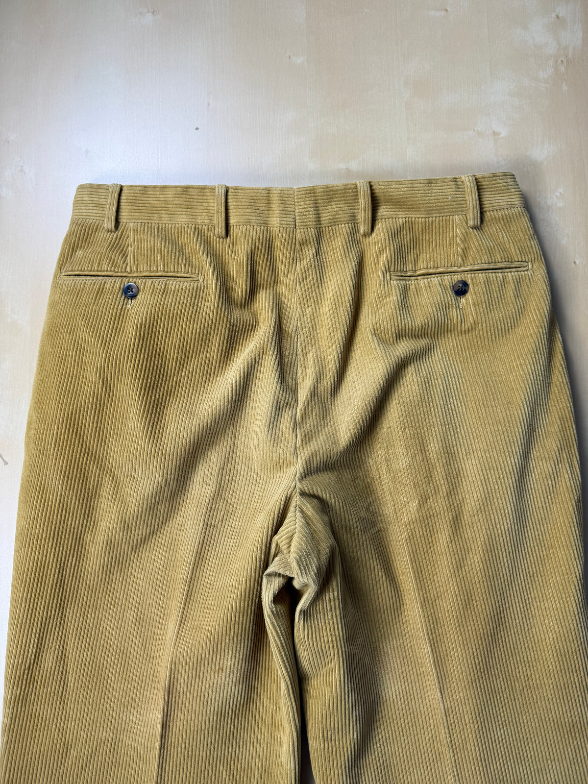 Pantaloni De Paz velluto a coste senape - tg. 50
