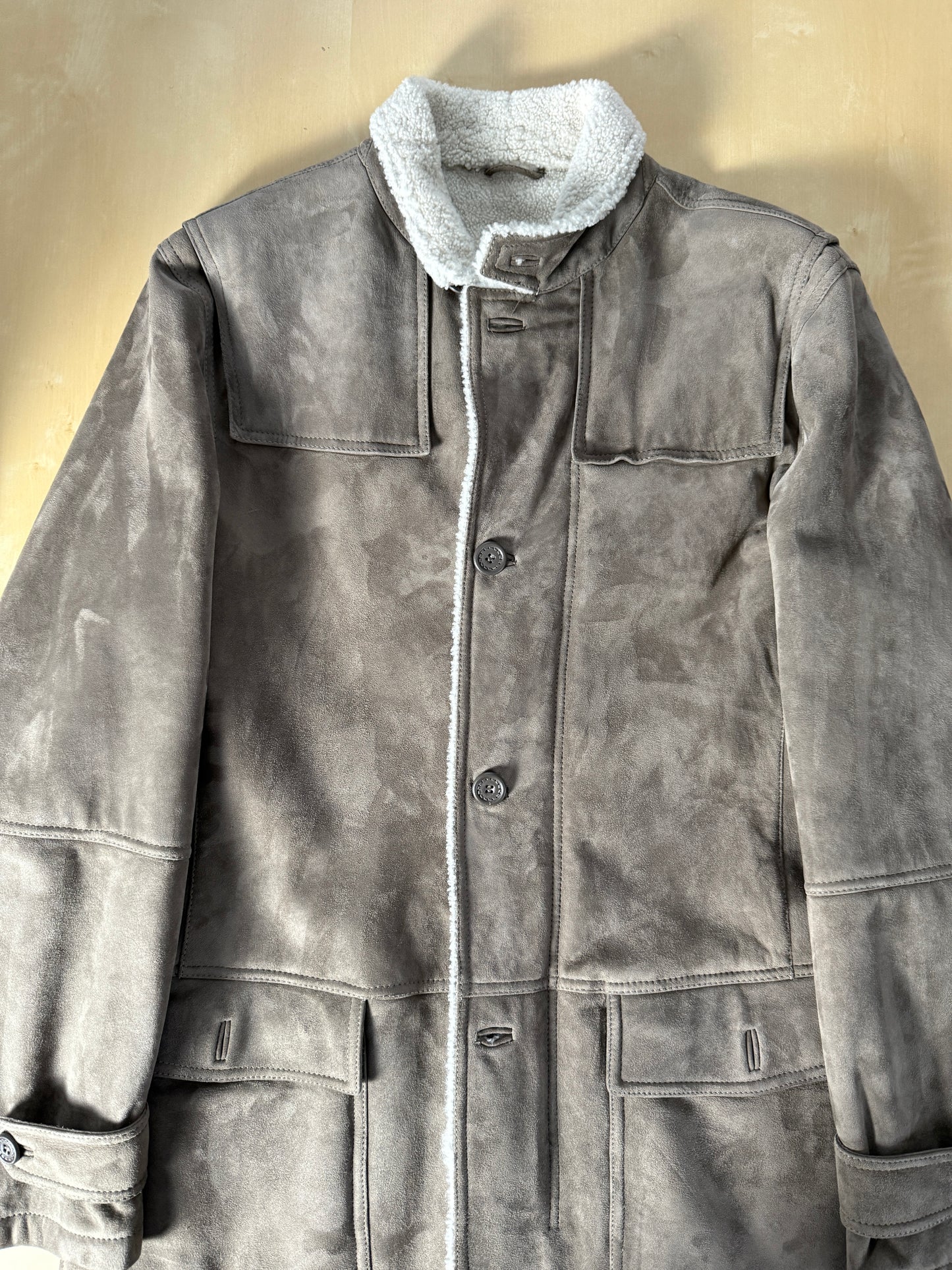 Cappotto shearling agnello Ermenegildo Zegna - tg. 46-48 (M)