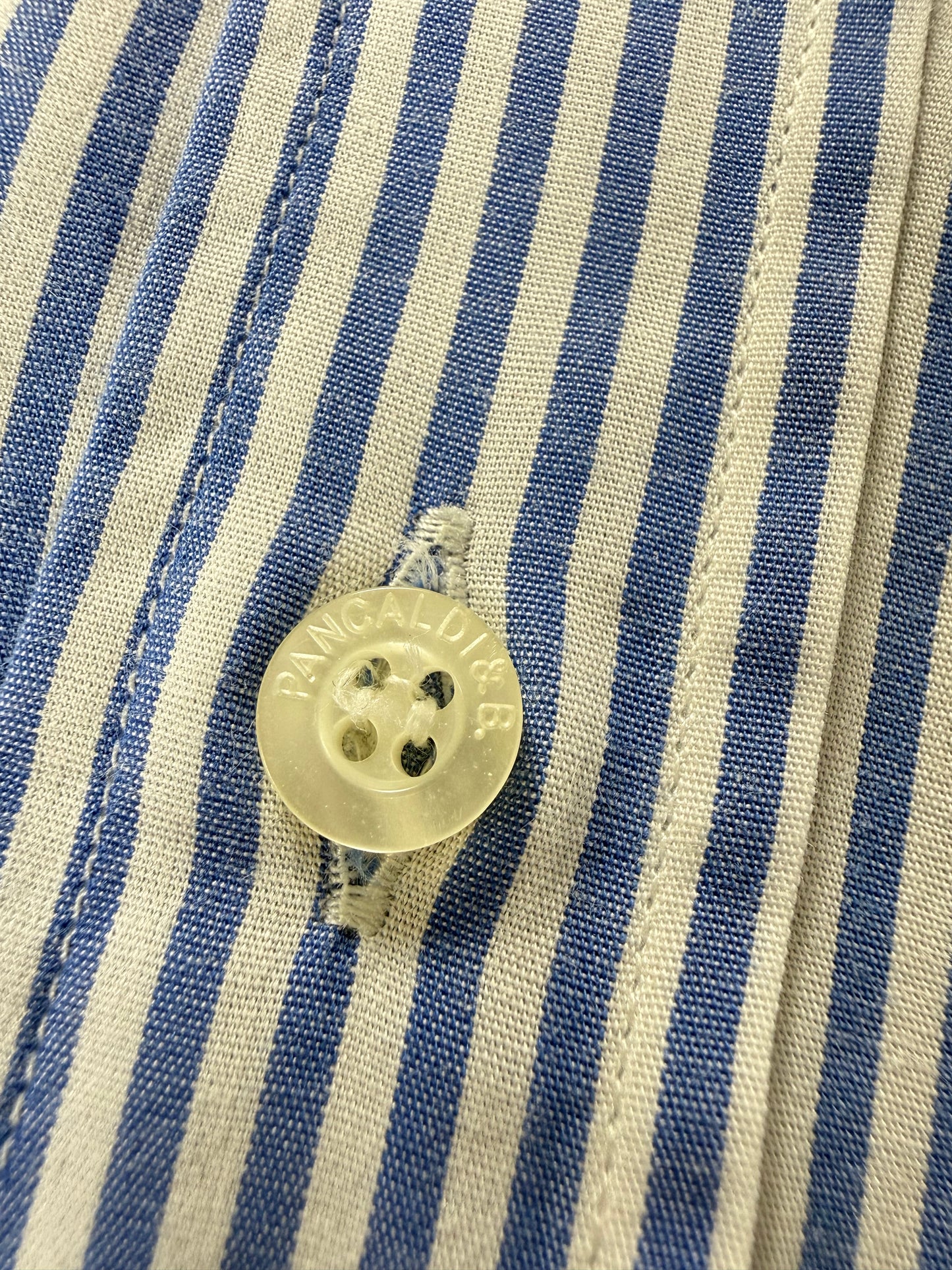 Camicia righe Pancaldi anni ‘80 - XL collo 44