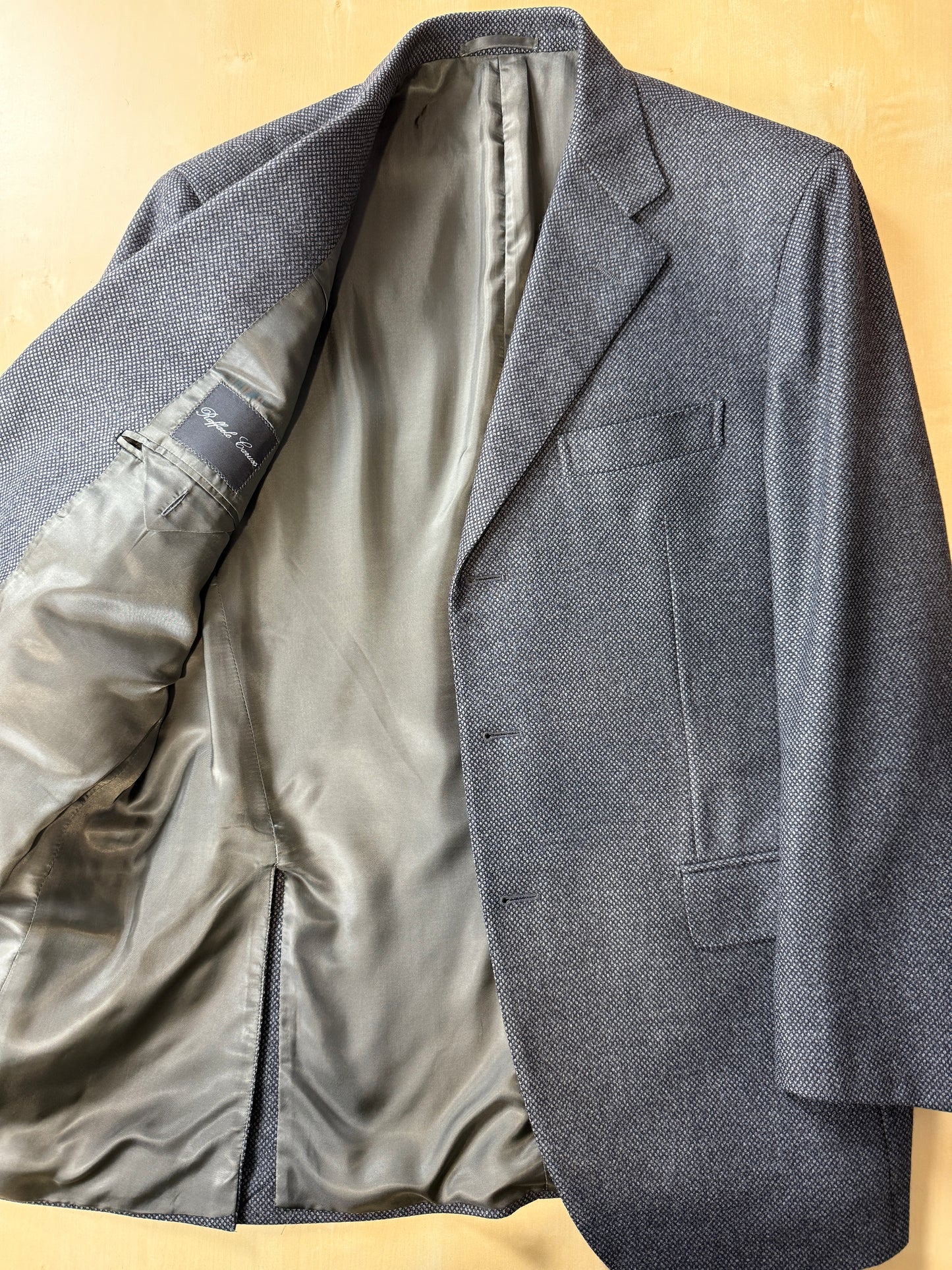 Giacca Caruso tessuto Zegna flanella occhio di pernice - tg. 52