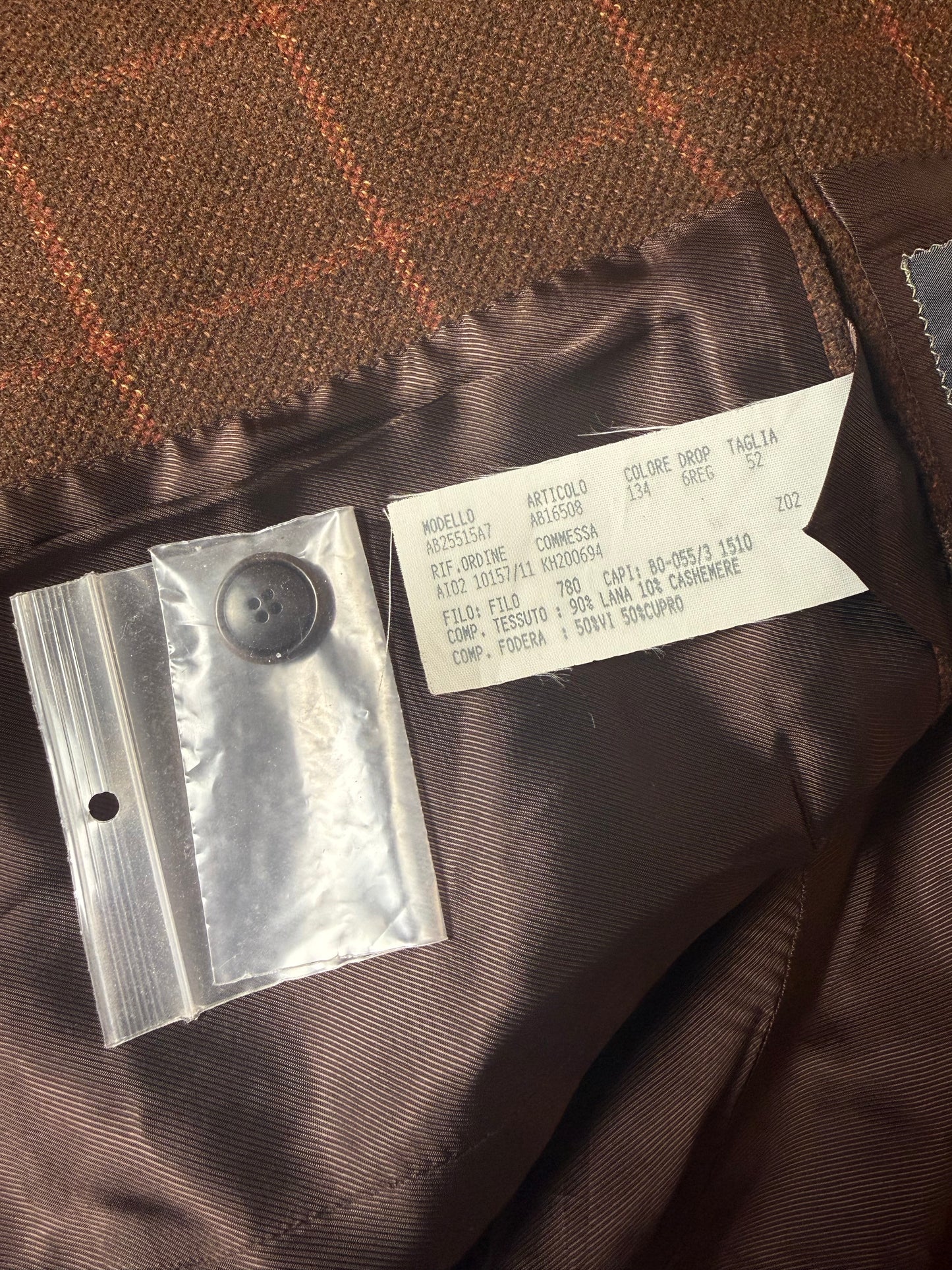 Giacca Lardini lana e cashmere finestrata - tg. 52