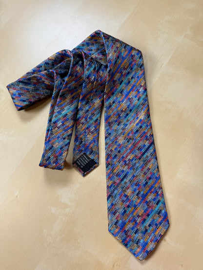 Cravatta Missoni tasselli multicolore