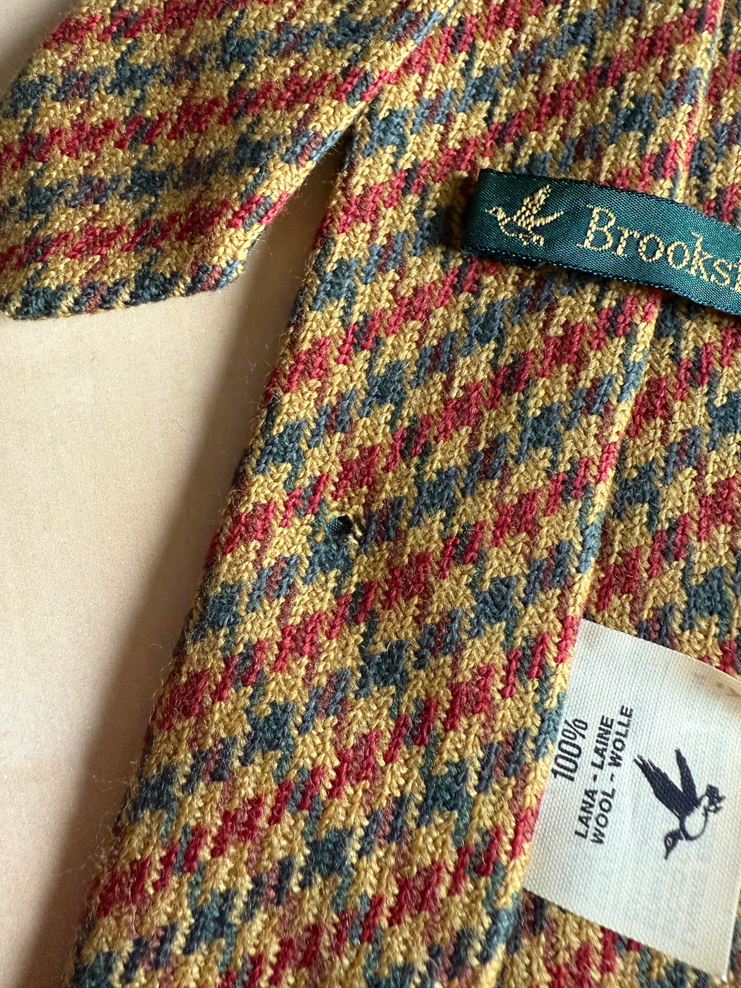 Cravatta in tweed pied-de-poule