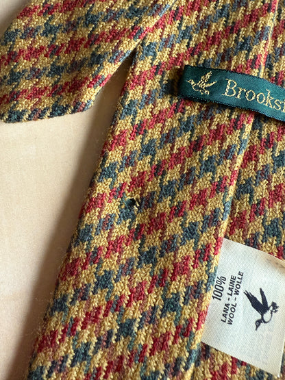 Cravatta in tweed pied-de-poule