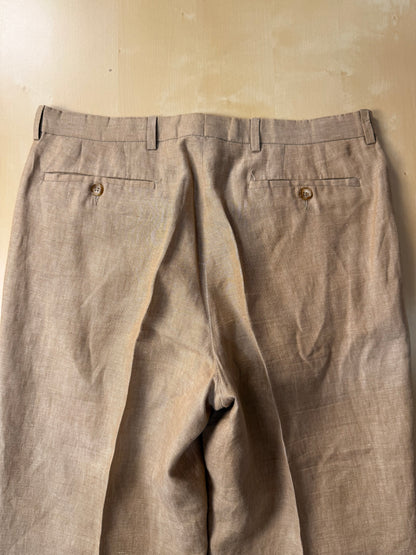 Completo in lino sabbia anni '90 - tg. 50 drop 7