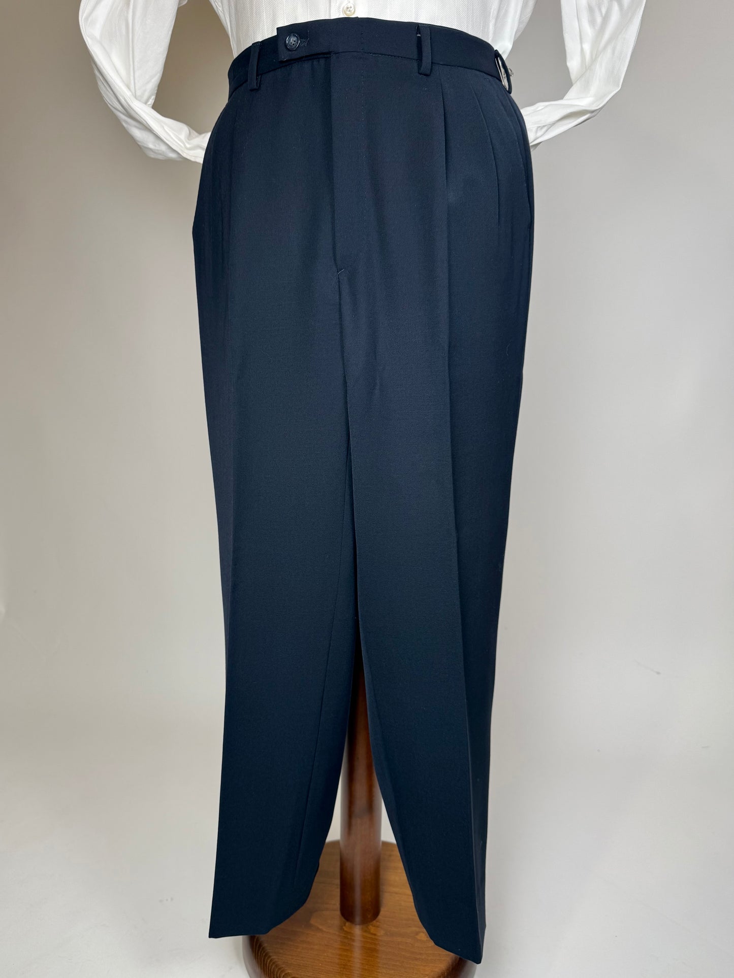 Pantaloni anni '80 twill blu - tg. 48/50