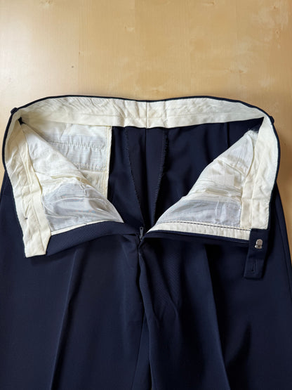 Pantaloni anni '80 twill blu - tg. 48/50