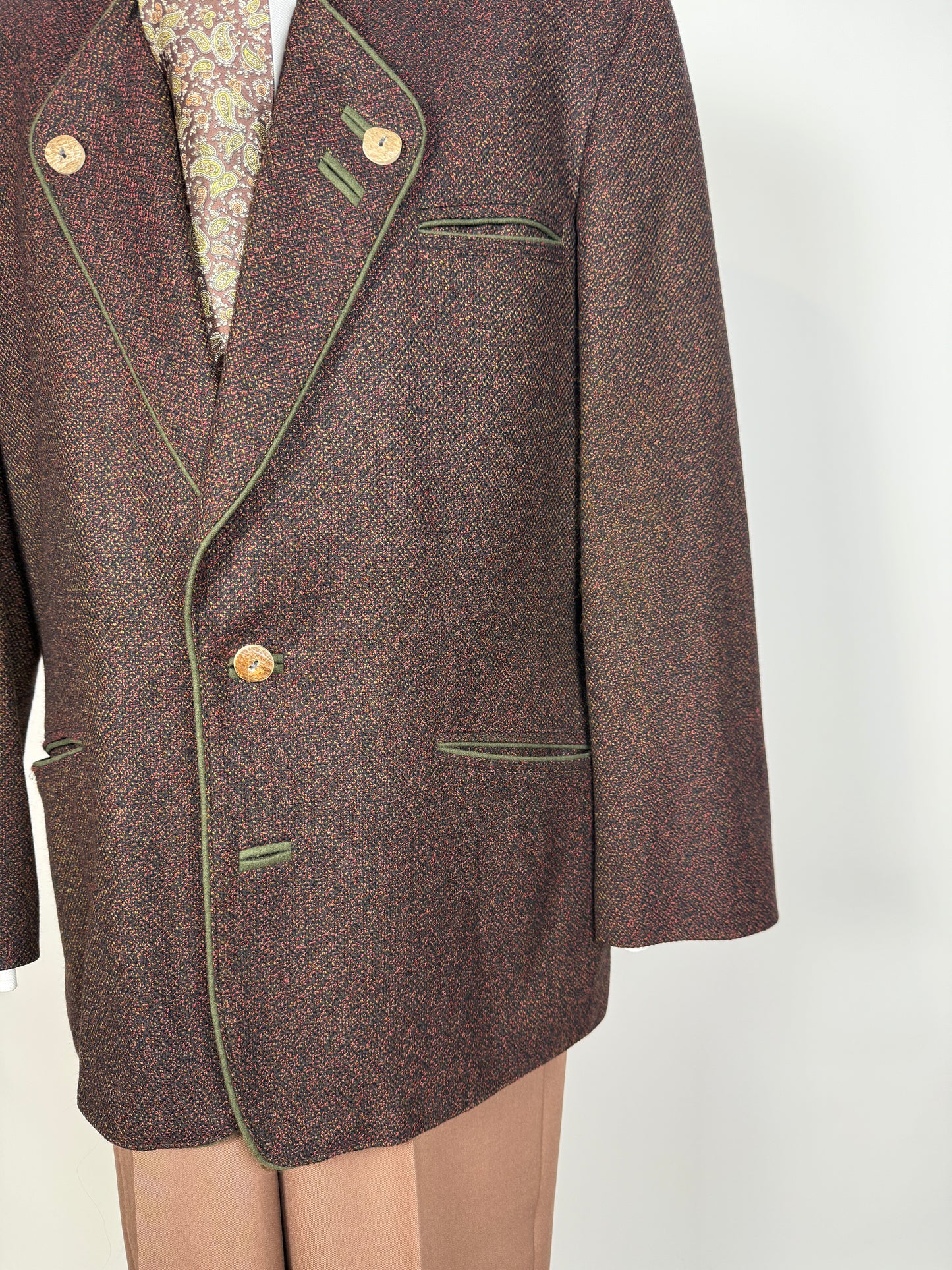 Giacca “Tracht” tirolese in lana e cashmere - tg. 52/54