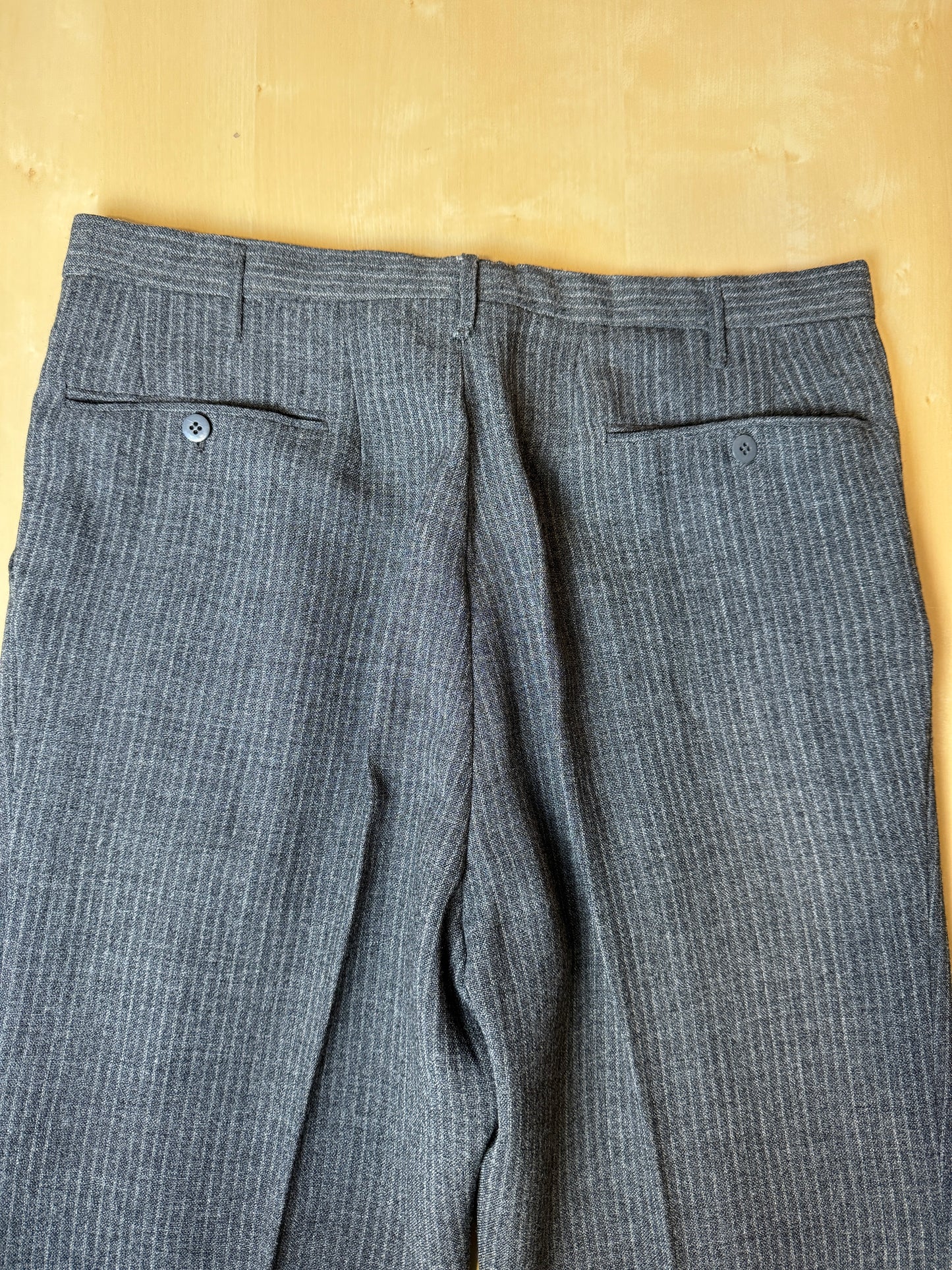 Pantaloni sartoriali anni ‘50/‘60 grigio gessato - tg. 50