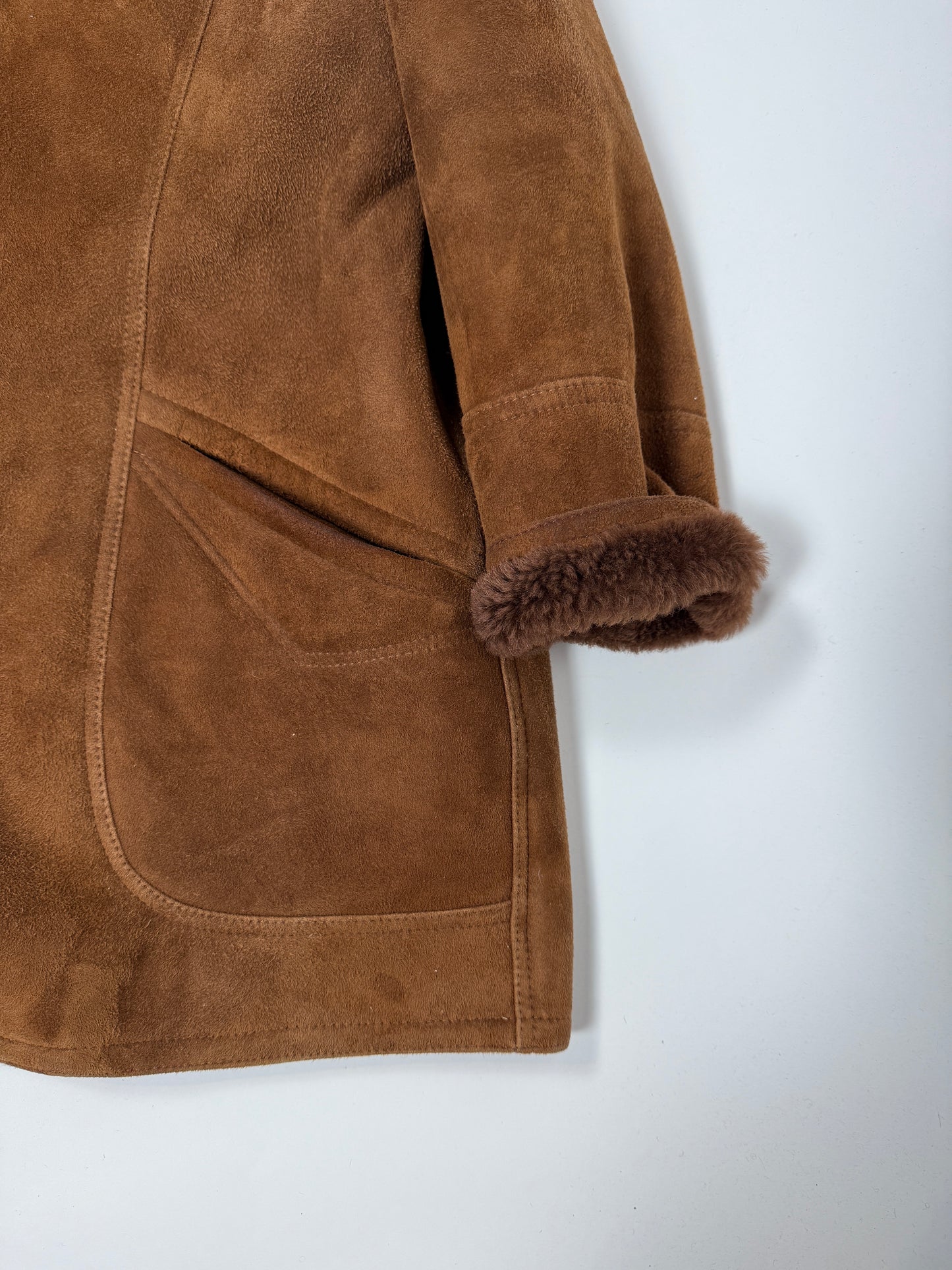 Shearling marrone anni ‘70 - tg. 50-52 (L)