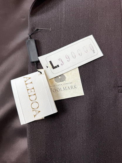 Completo anni ‘90 in flanella marrone (NOS) - tg. 58/60 drop basso