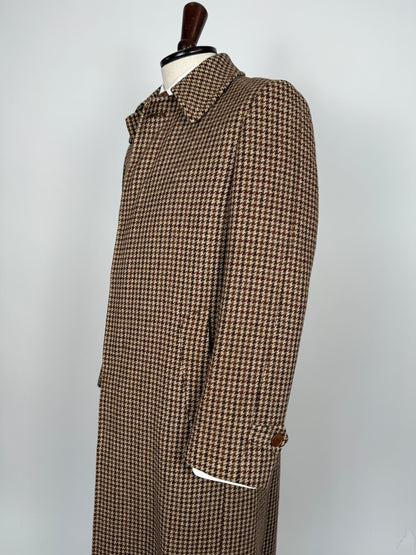 Cappotto anni ‘70 tweed pied-de-poule - tg. 44-46