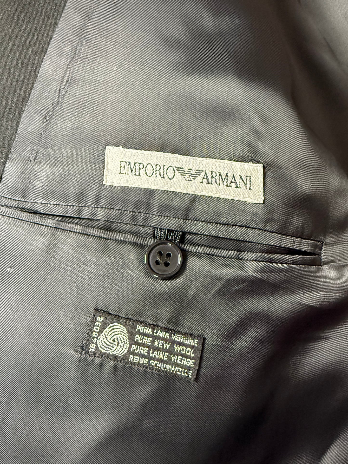 Smoking Emporio Armani doppiopetto anni ‘80/‘90 (NOS) - tg. 54 drop 7