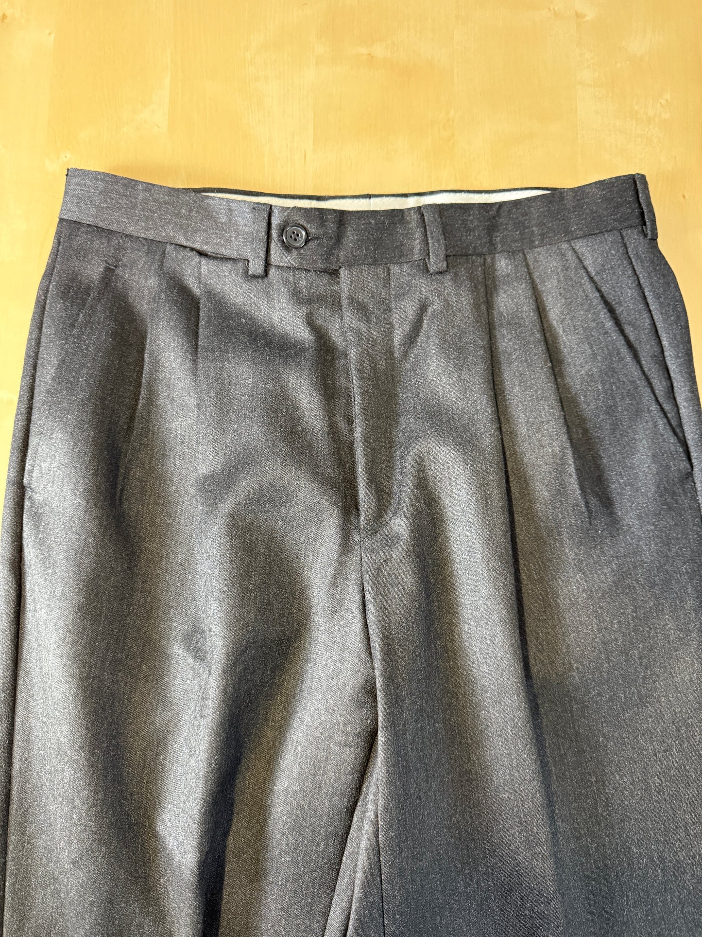 Pantaloni flanella pettinata antracite - tg. 46