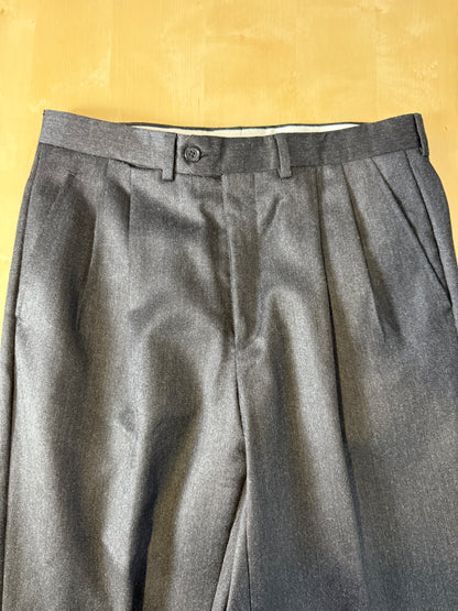 Pantaloni flanella pettinata antracite - tg. 46