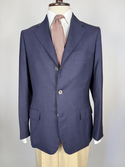 Giacca Aquascutum estiva hopsack blu- tg. 48