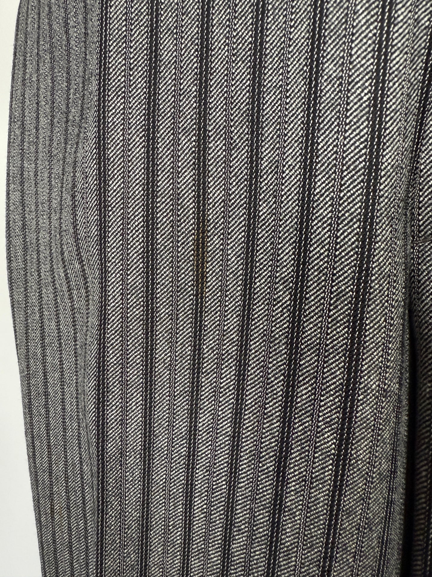 Pantalone anni ‘70 grigio a righe (morning dress) - tg. 44/46