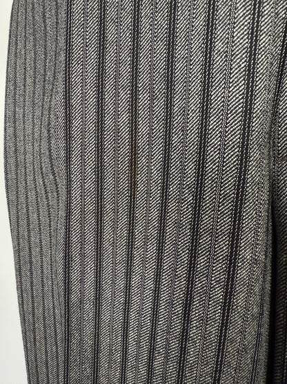 Pantalone anni ‘70 grigio a righe (morning dress) - tg. 44/46