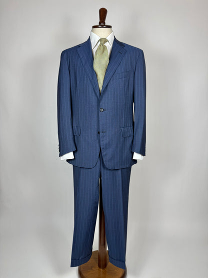 Completo Caruso tessuto Loro Piana lana mohair e seta - tg. 50