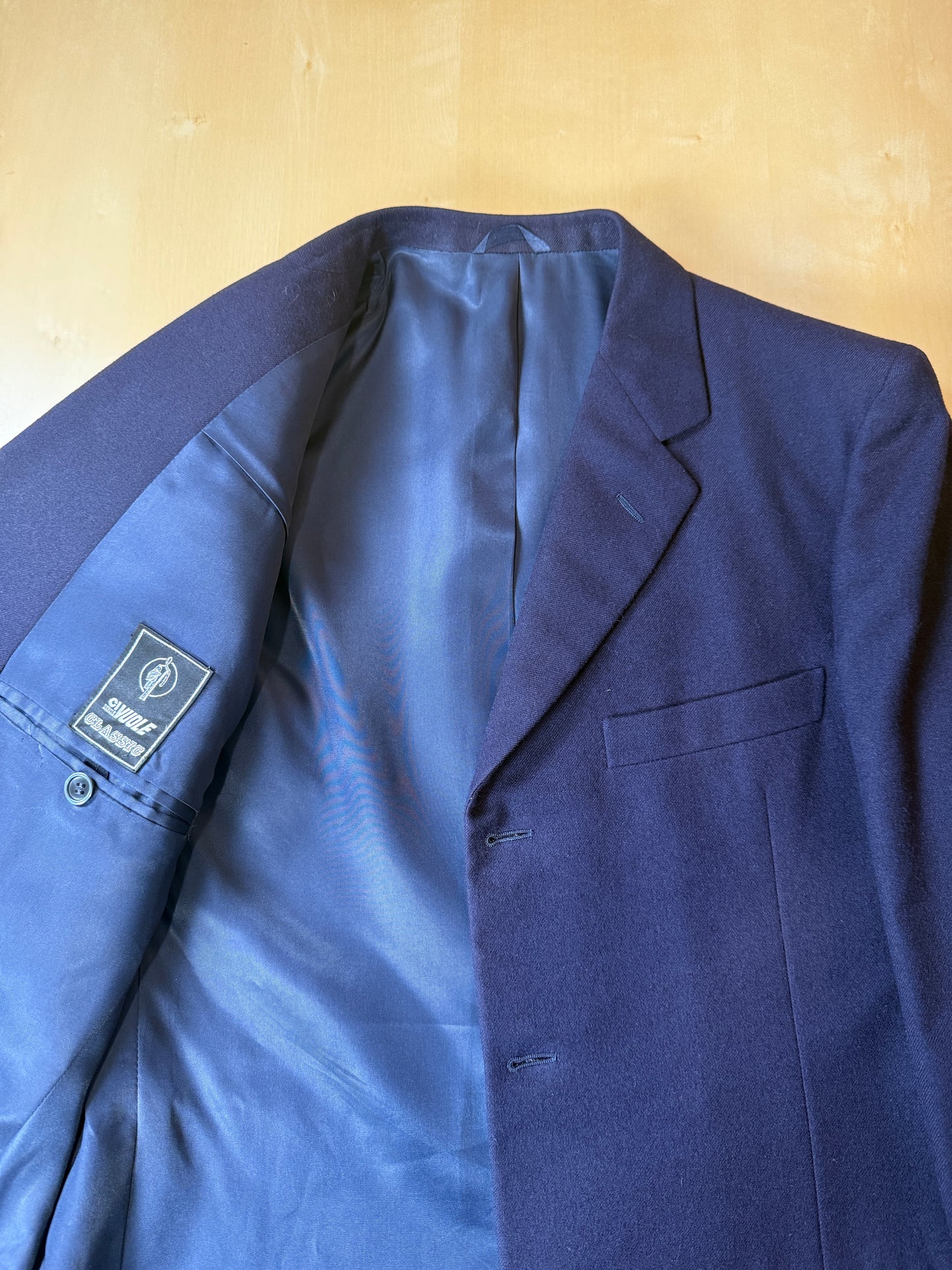 Completo anni ‘60 flanella blu - tg. 46