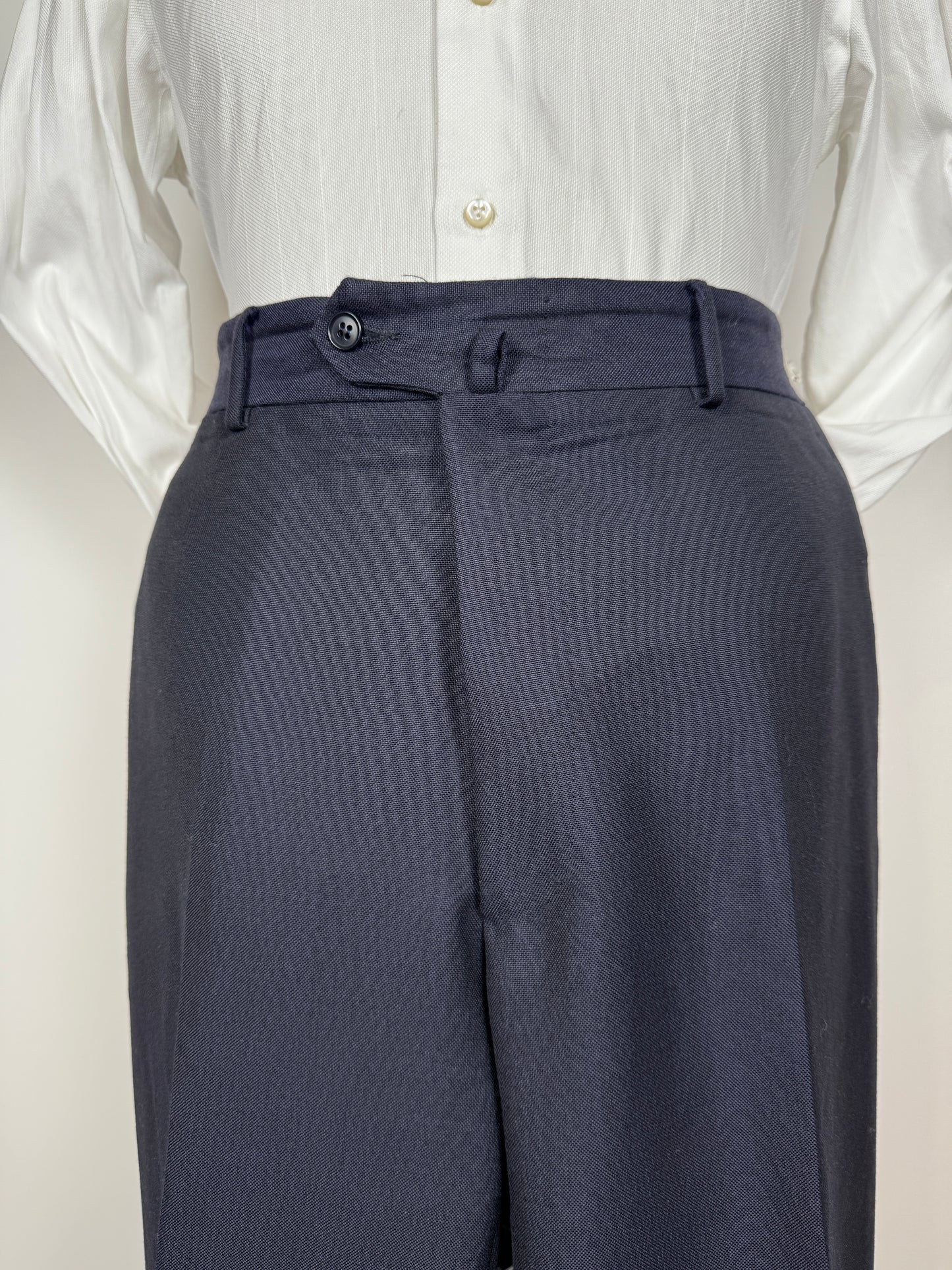 Completo blu tessuto Ermenegildo Zegna lana e mohair - tg. 56