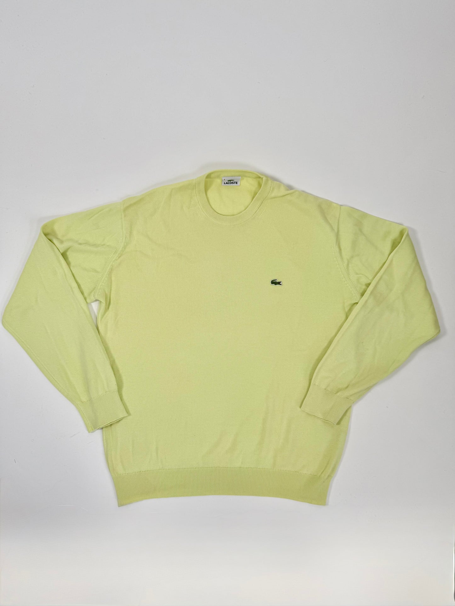 Pullover Lacoste giallo 100% cotone - M