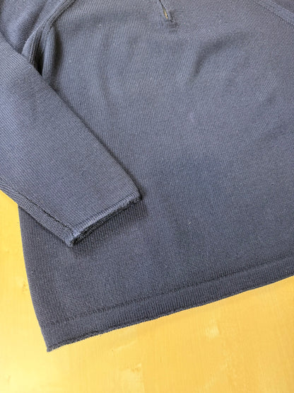 Maglione zip 3/4 CP Company in pura lana - XL