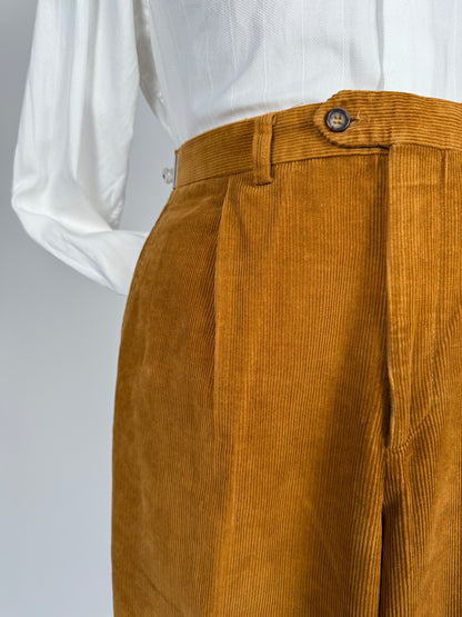 Pantaloni velluto a coste color ruggine - tg. 48