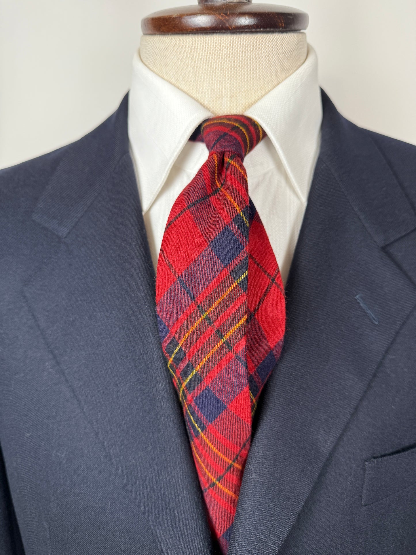 Cravatta in Viyella originale William Hollins tartan