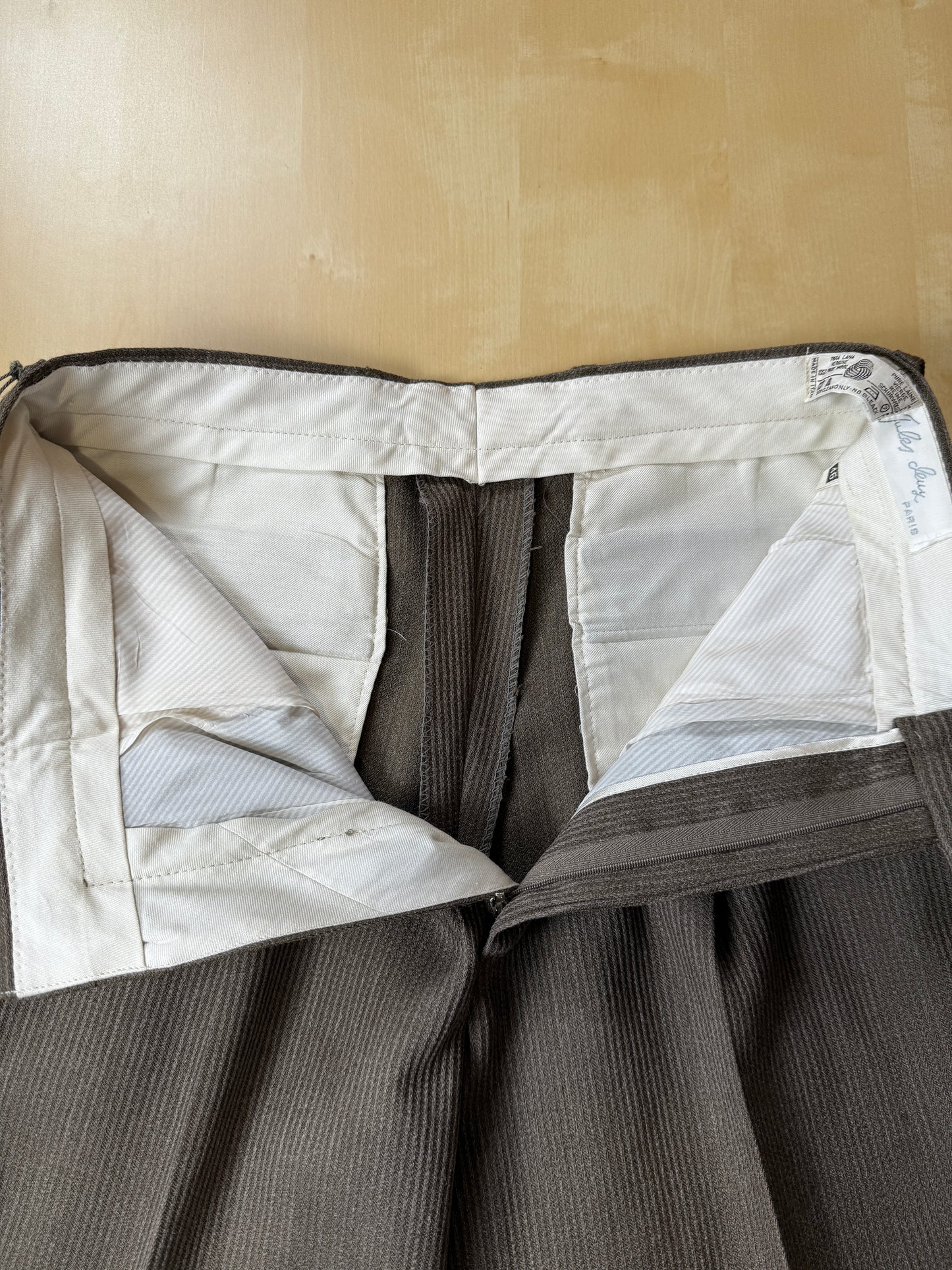 Pantaloni anni ‘80 in lana a coste (NOS) - tg. 44