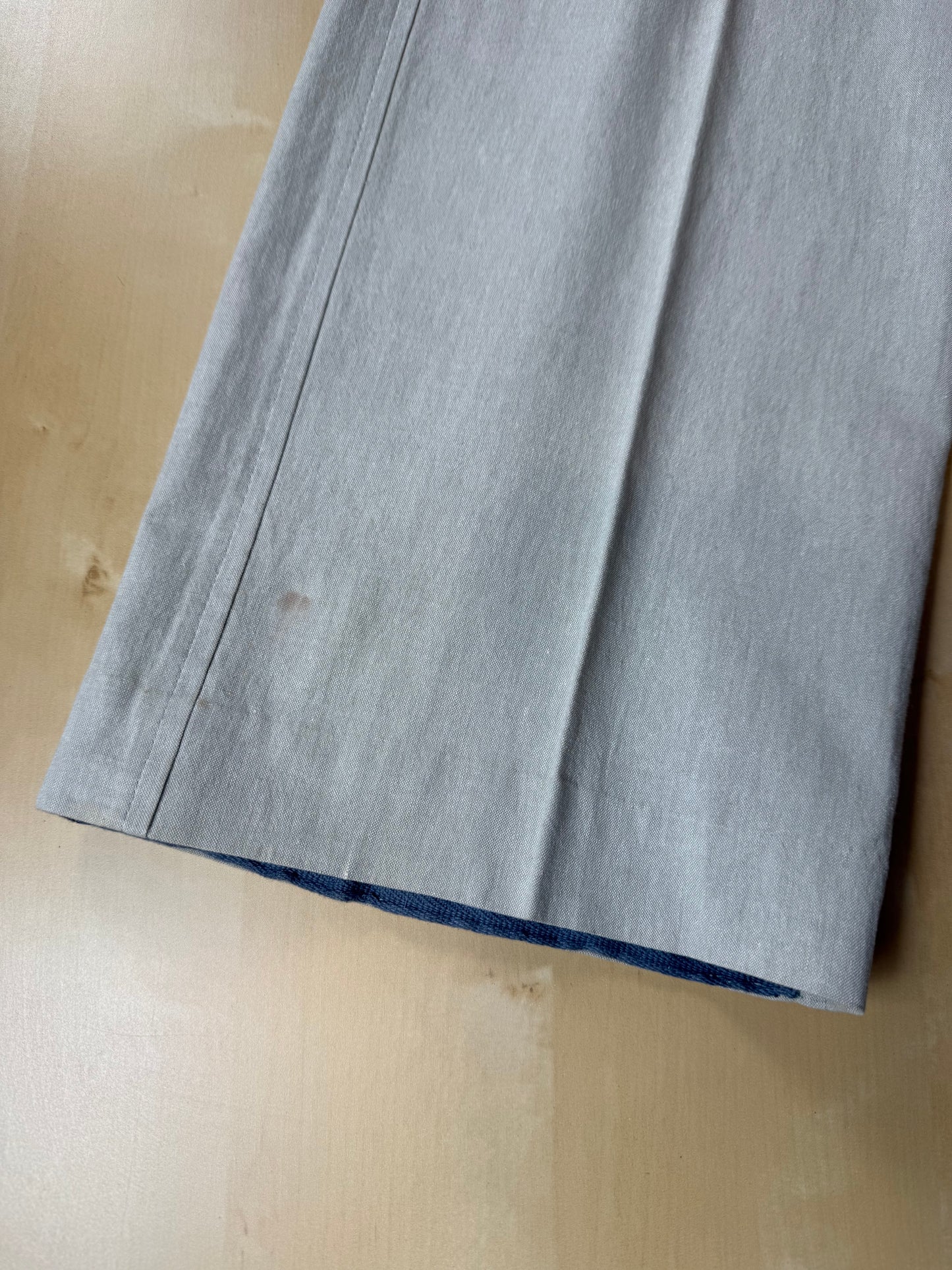 Pantaloni in misto lino anni ‘80 color avorio - tg. 50