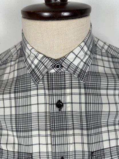 Camicia Gucci quadri glen check - S/M, collo 39