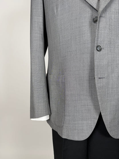 Giacca sartoriale anni '70 in grisaglia pettinata - tg. 50