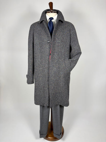 Cappotto raglan De Paz in donegal tweed - tg. 56-60