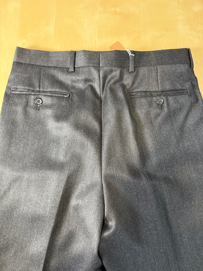 Pantaloni flanella pettinata antracite - tg. 46