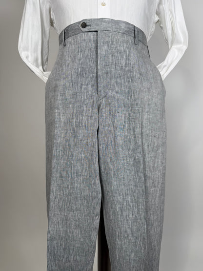 Completo in lino grigio chiaro (nuovo) - tg. 54/56
