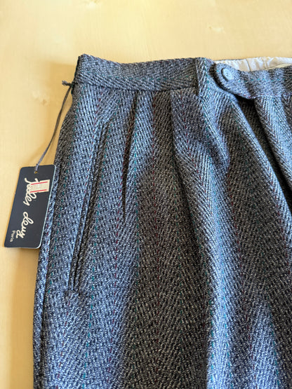 Pantalone in tweed spinato anni ‘80 (NOS) - tg. 46
