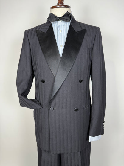 Smoking doppiopetto Corneliani anni ‘80 - tg. 44/46 drop alto