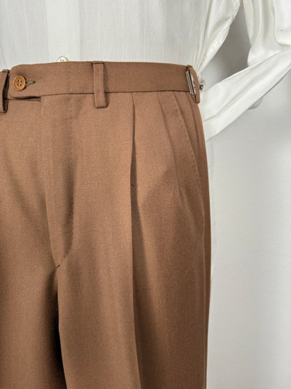 Completo 3 pezzi Marzotto anni ‘70/'80 color cammello (NOS) - tg. 42